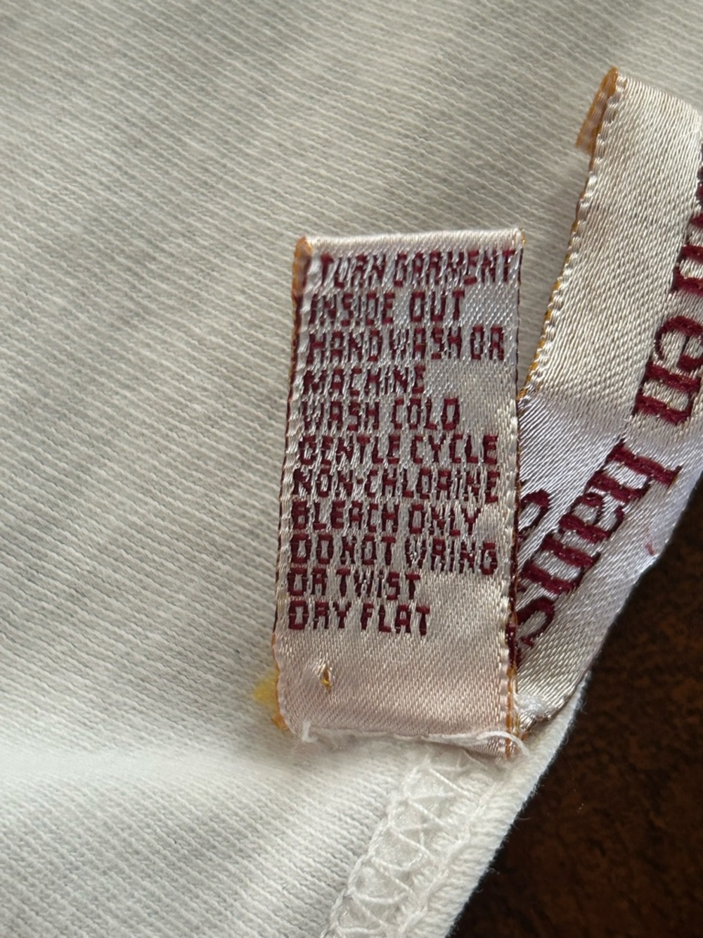 Coastal Lauren Hansen Embroidered Bicycle Graphic Tee Ivory EUC Rare SZ Medium - Picture 8 of 11